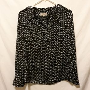 Banana Republic heart Printed blouse